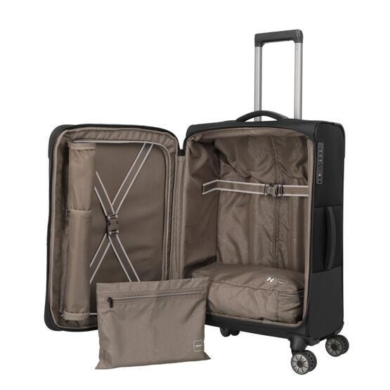 Crosslite 4-Rad Trolley M in schwarz