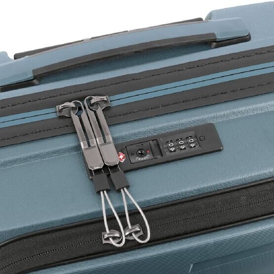 Air Base - 4-Rad Trolley S+ mit Vordertasche, Eisblau