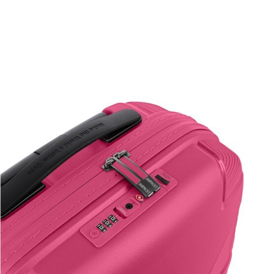 IP1 - 4-Rad Trolley S mit USB Port, Flora Pink