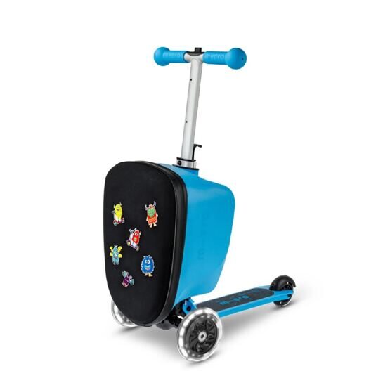 Micro Scooter Luggage Junior Patch &amp; Play, Blau