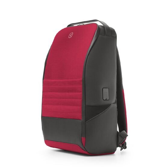 Tekniko Magnum - Rucksack mit Kombinationsschloss und USB-Anschluss in Rot