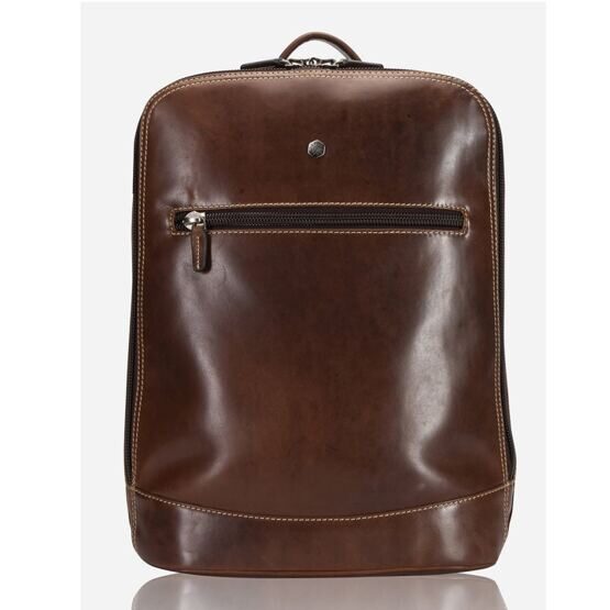 Montana - Laptop Rucksack Doppelfach Tobacco