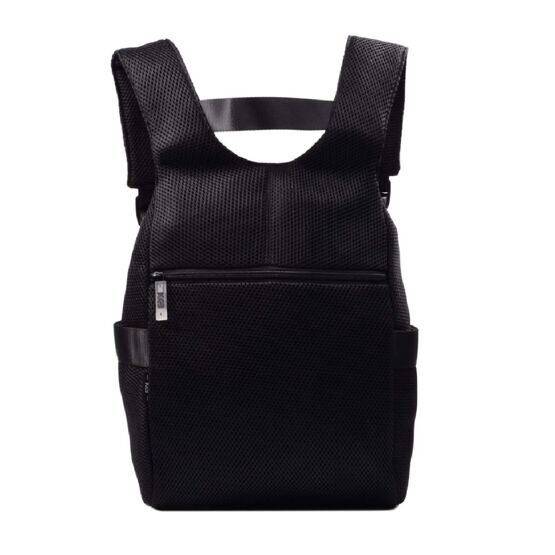 Mittelgrosser Anti-Diebstahl Rucksack 3D, Schwarz