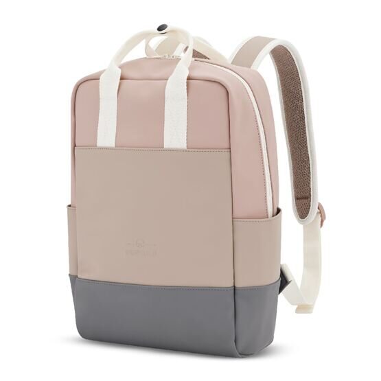 Hailey - Rucksack, Beige-Rosa