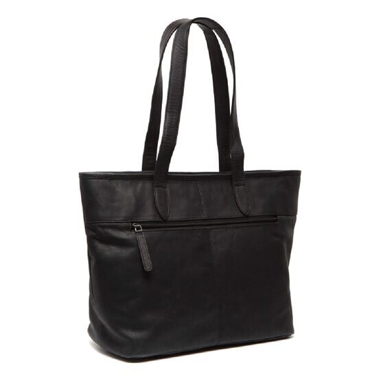 Monza - Shopper 14&quot; Leder, Schwarz