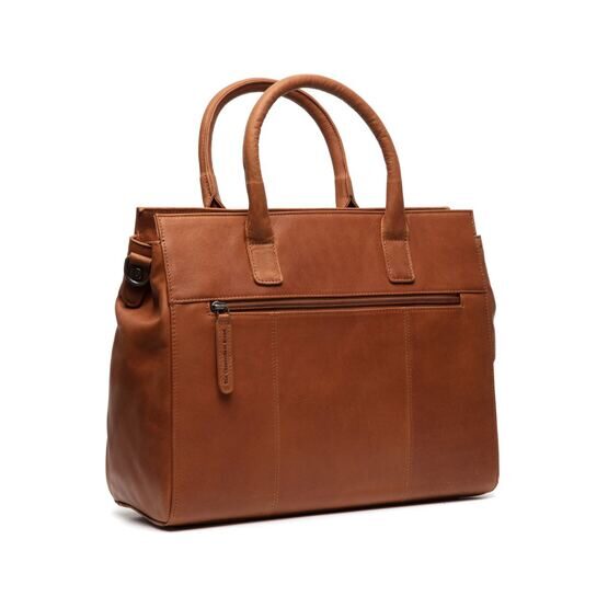 Rivera - Schultertasche 14&quot; Leder, Cognac