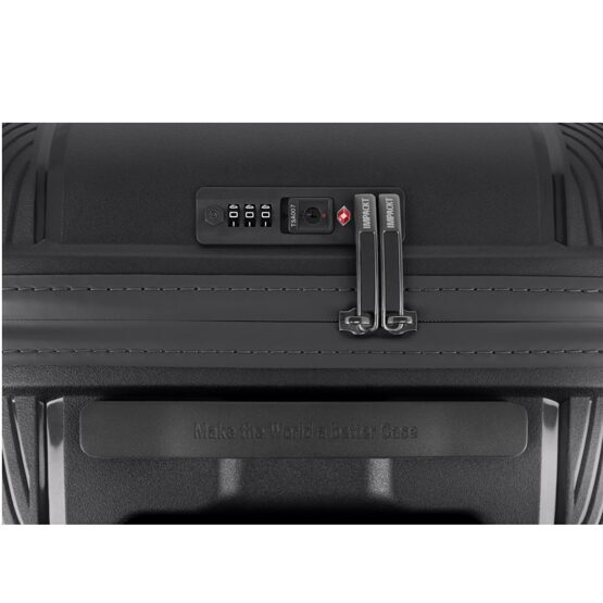 IP1 - 4-Rad Trolley S mit USB Port, Lava Black