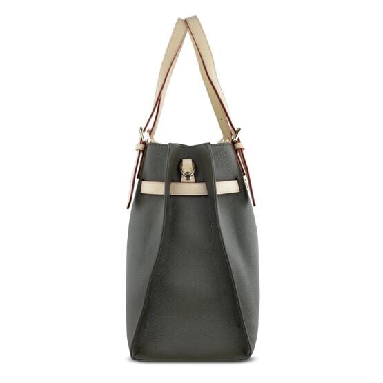 Ella - Schultertasche Gross in Olive