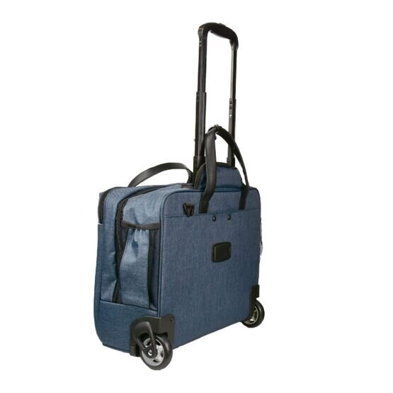 Business Trolley &quot;Office Case&quot; aus Canvas in Blau