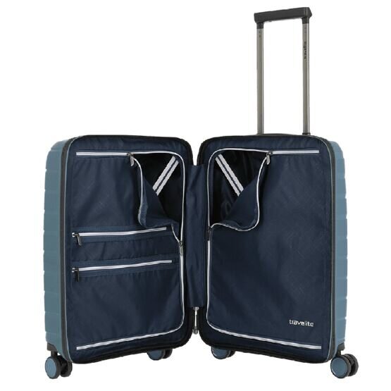 Air Base - 4-Rad Trolley S+ mit Vordertasche, Eisblau