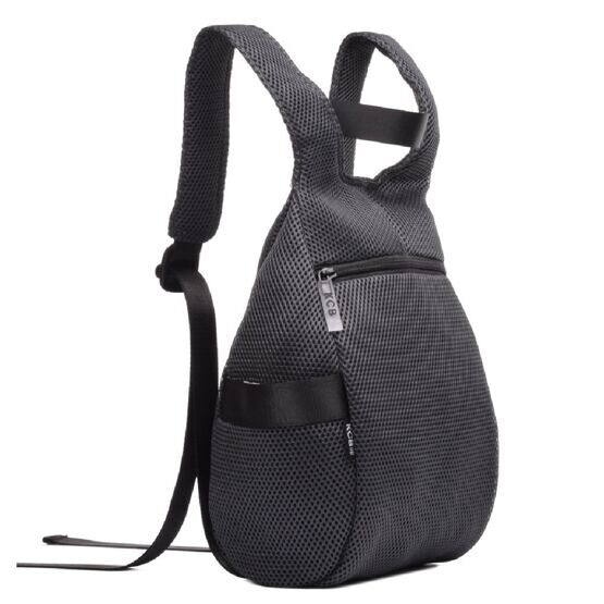 Mittelgrosser Anti-Diebstahl Rucksack 3D, Dunkelgrau