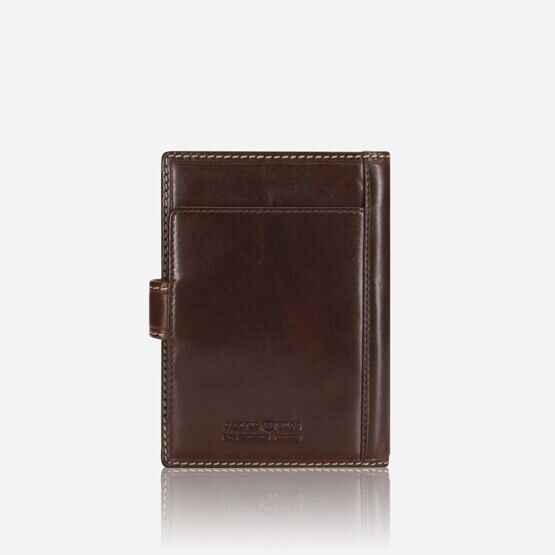 Leather Passport Wallet in Mocha