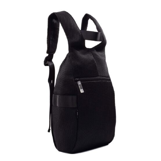 Mittelgrosser Anti-Diebstahl Rucksack 3D, Schwarz