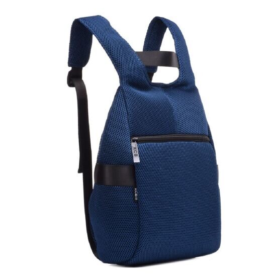 Mittelgrosser Anti-Diebstahl Rucksack 3D, Blau