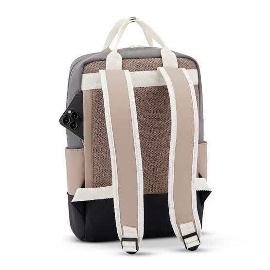 Hailey - Rucksack, Beige-Grau