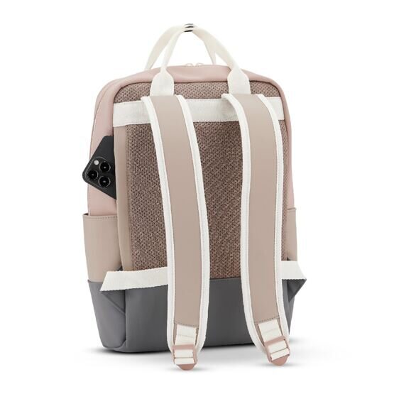 Hailey - Rucksack, Beige-Rosa