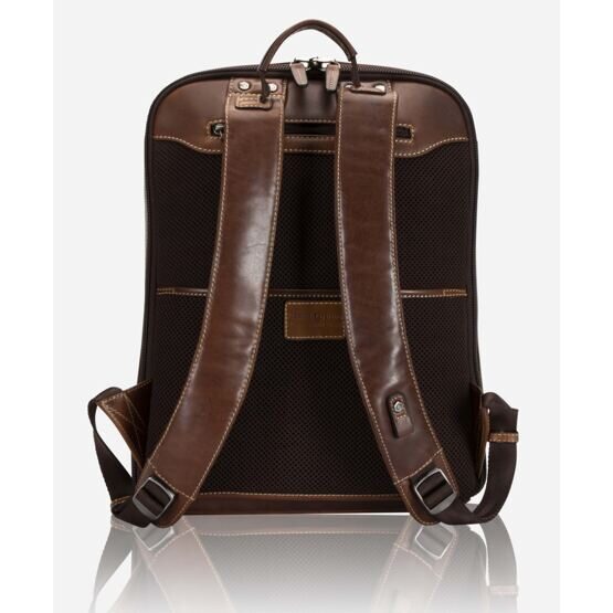 Montana - Laptop Rucksack Doppelfach Tobacco