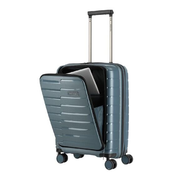 Air Base - 4-Rad Trolley S+ mit Vordertasche, Eisblau