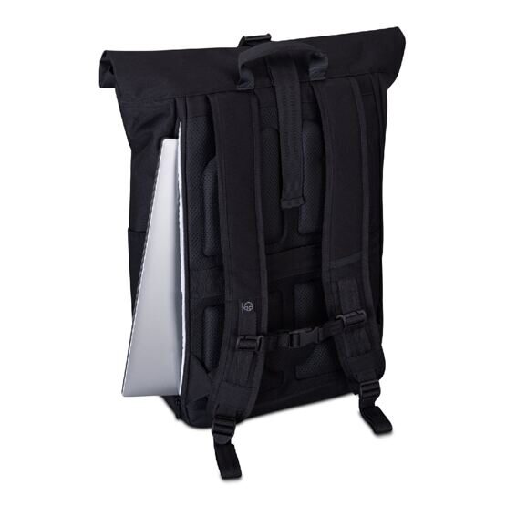 Allen - Rolltop Rucksack XL, Schwarz