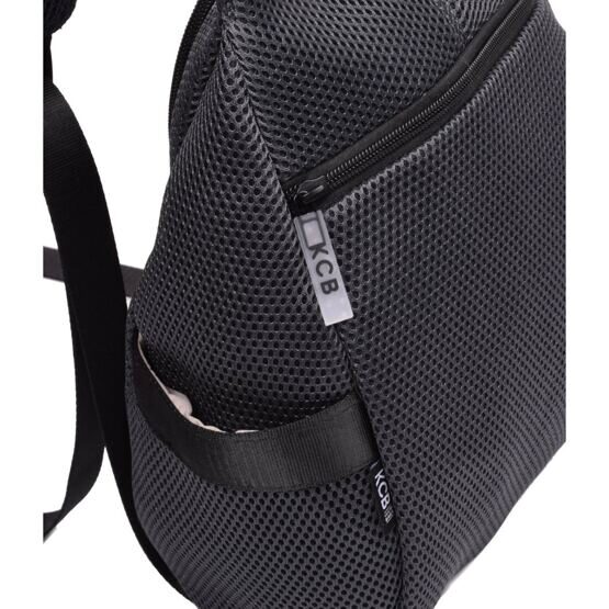 Mittelgrosser Anti-Diebstahl Rucksack 3D, Dunkelgrau