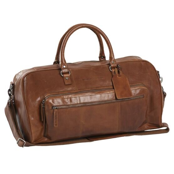 Mainz - Reisetasche Leder, Cognac