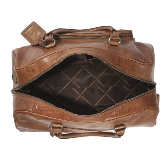 Mainz - Reisetasche Leder, Cognac