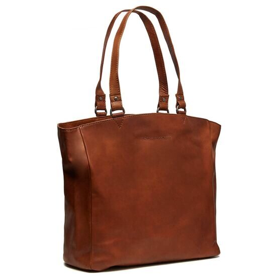 Berlin - Shopper 15&quot; Leder, Cognac