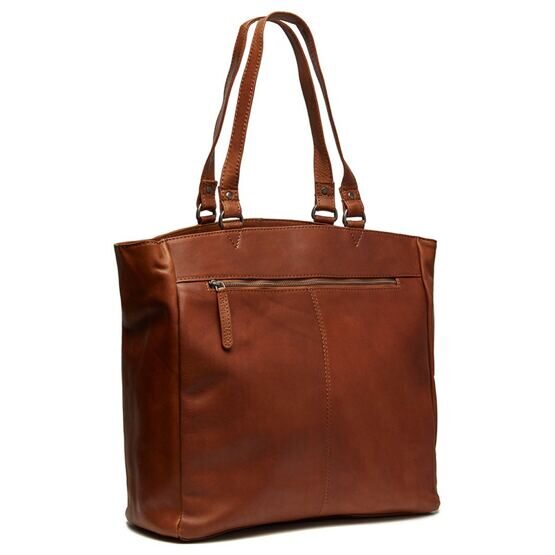 Berlin - Shopper 15&quot; Leder, Cognac