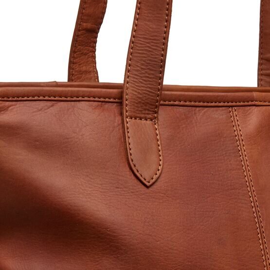 Monza - Shopper 14&quot; Leder, Cognac