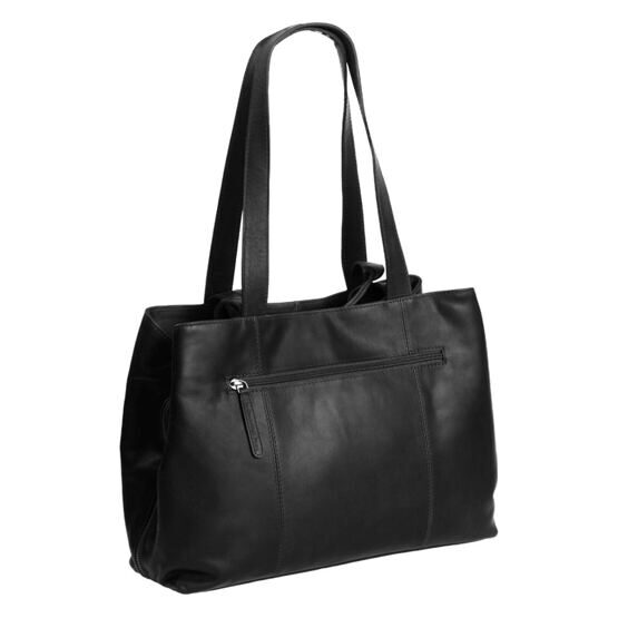 Gail - Schultertasche/Shopper Leder, Schwarz