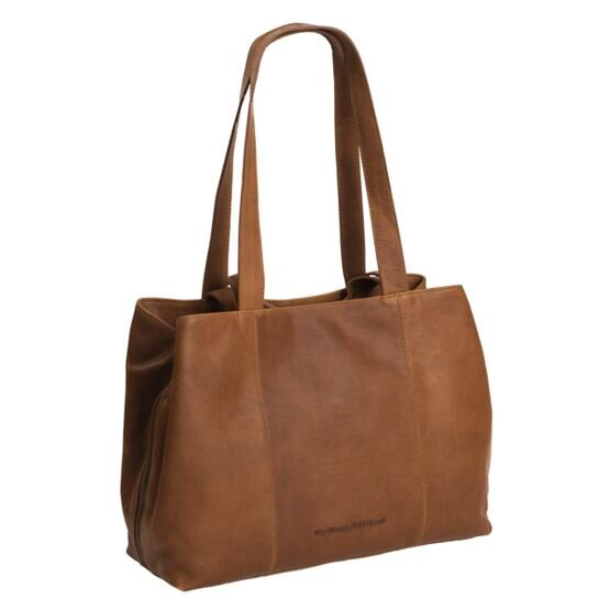 Gail - Schultertasche/Shopper Leder, Cognac