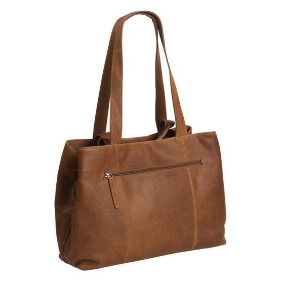 Gail - Schultertasche/Shopper Leder, Cognac