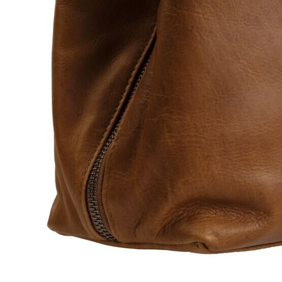 Gail - Schultertasche/Shopper Leder, Cognac