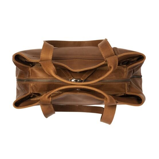 Gail - Schultertasche/Shopper Leder, Cognac