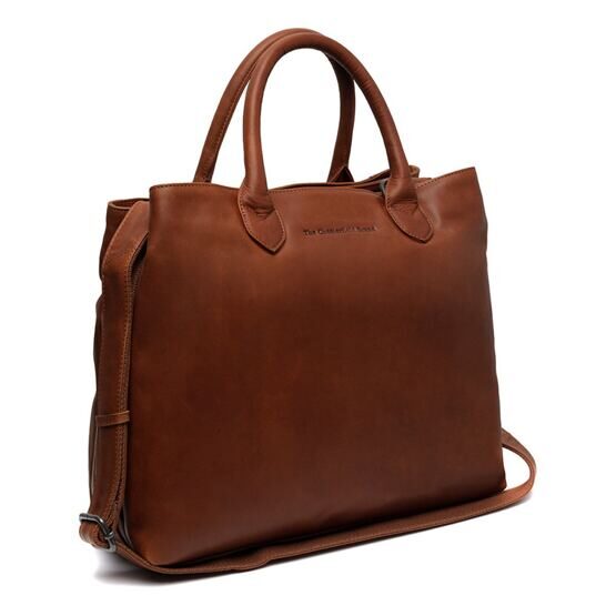 Passau - Schultertasche Leder, Cognac