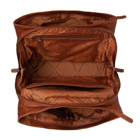 Passau - Schultertasche Leder, Cognac