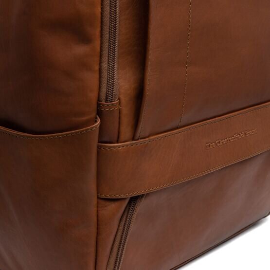 Rich - Laptoprucksack Leder, Cognac