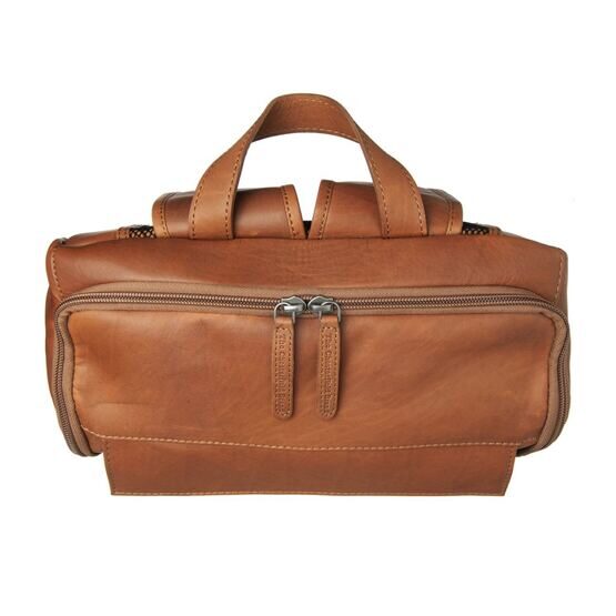 Rich - Laptoprucksack Leder, Cognac