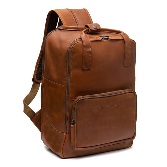 Belford - Laptoprucksack Leder, Cognac