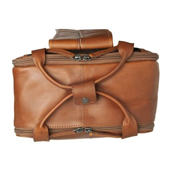 Belford - Laptoprucksack Leder, Cognac