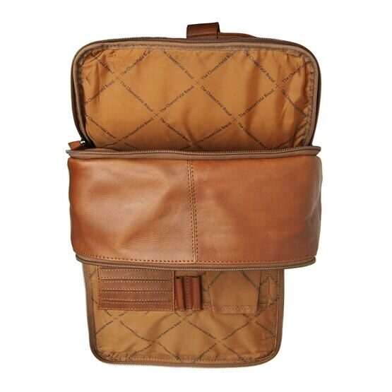 Belford - Laptoprucksack Leder, Cognac