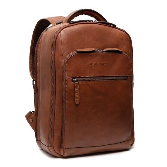 Tokyo - Laptoprucksack Leder, Cognac