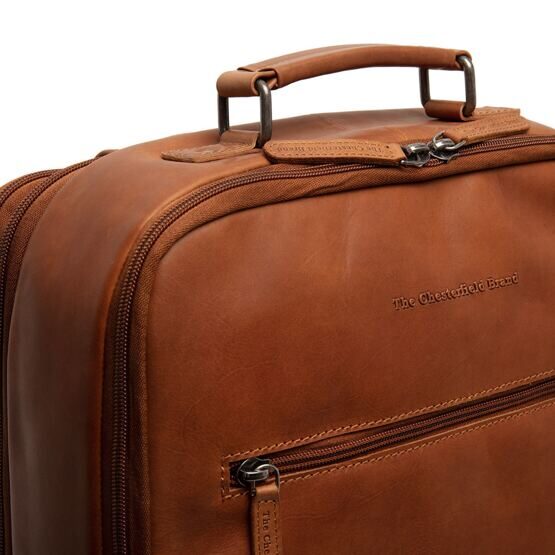 Jamaica - Laptopucksack Leder, Cognac