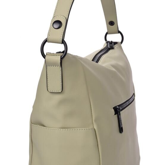 Schultertasche Loop, Creme