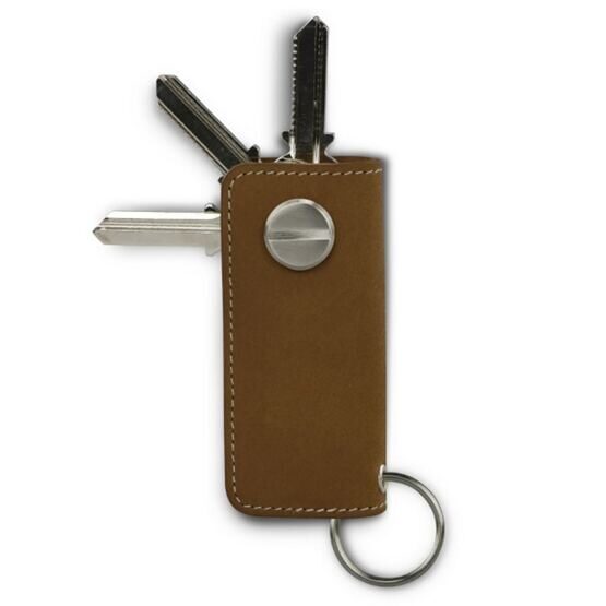 Lusso - Key Holder, Camel Brown