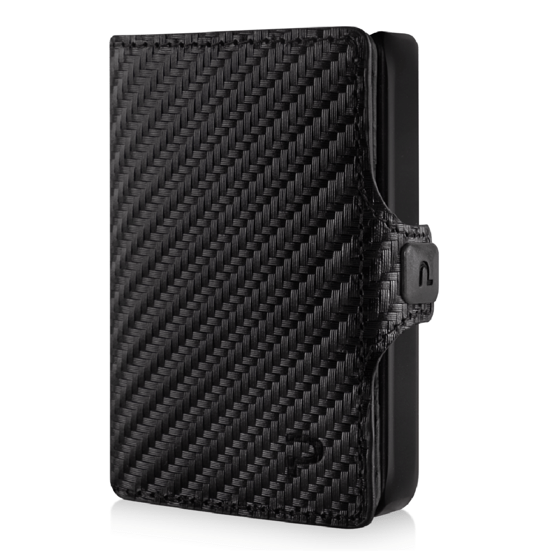 KLIK MAGNET Slim Wallet Carbon 8er