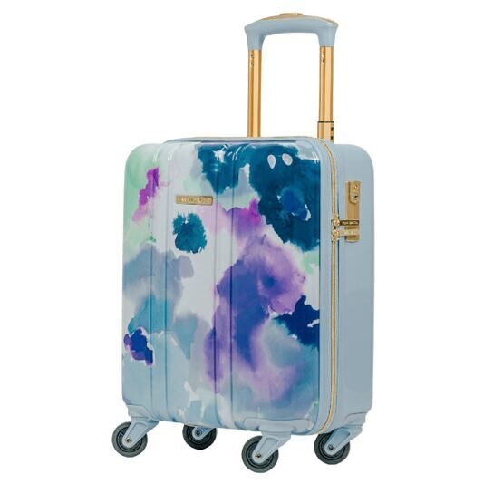 Pastel Flowers - Underseat Cabin Trolley, Blau