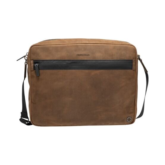 Bow Road - Barney Shoulderbag lhz, Dunkelbraun