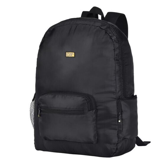 Folding Backpack in Schwarz