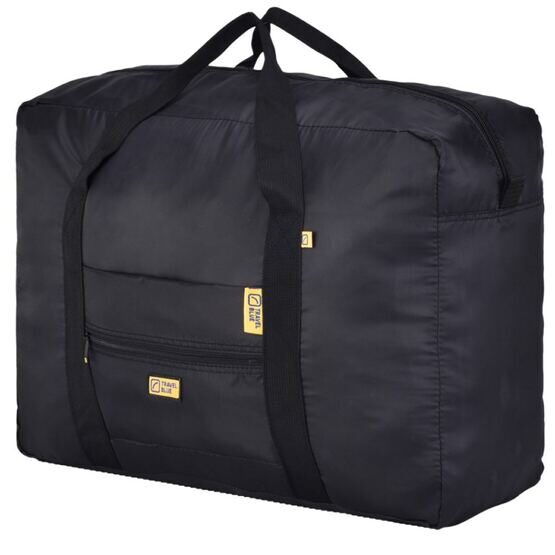 Folding Carry Bag in Schwarz